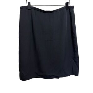 Armani Collezioni Black Pencil Skirt Size 12